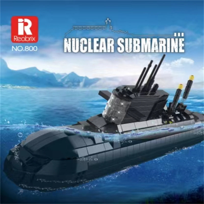 Reobrix NO.800 NUCLEAR SUBMARINE – Your World of Building Blocks