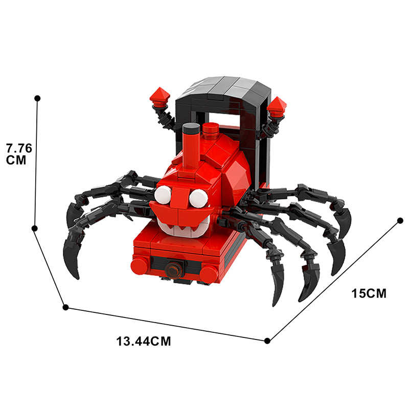 GOBRICKS MOC A0374Y02 Charles Scary Train (Small)