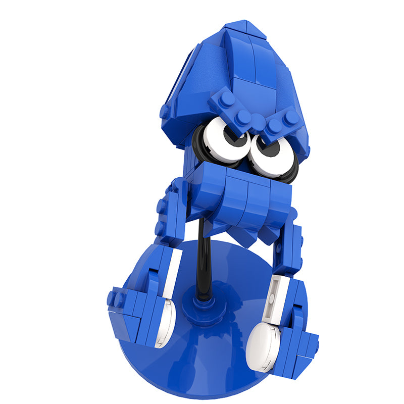 GOBRICKS MOC A0277Y03 blue squid
