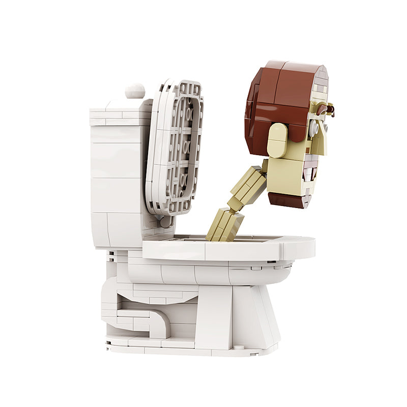 GOBRICKS MOC A0983Y02 toilet man