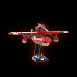 GOBRICKS MOC 172829 Porco Rosso Savoia S.21 Folgore + Stand