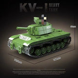 QuanGuan 100271 WWII Soviet Union KV-1 Heavy Tank