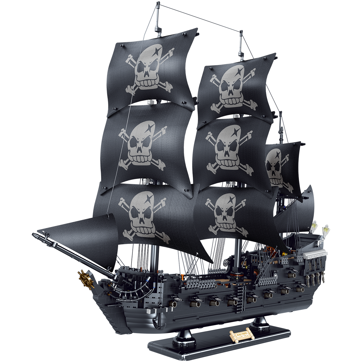 BAKA 33305 Black Pirate Ship