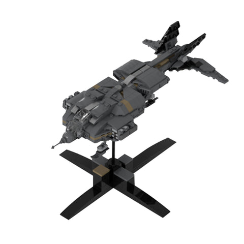 GOBRICKS MOC 128254 Micro Aliens Series PART I : UD-4L Dropship Flying Type