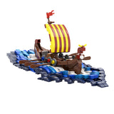 GOBRICKS MOC A0393  viking surf boat