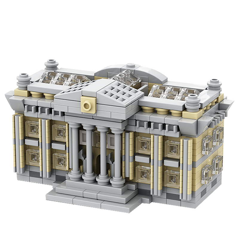 GOBRICKS MOC 128864 Mini Courthouse