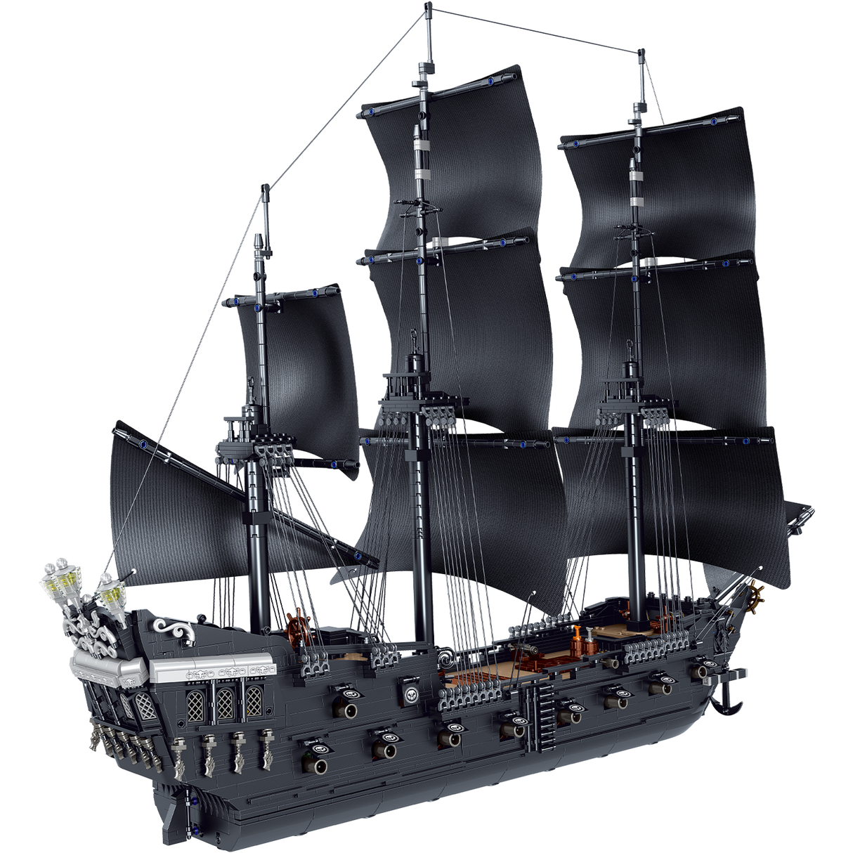 BAKA 33305 Black Pirate Ship