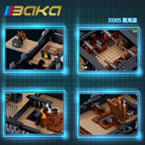 BAKA 33305 Black Pirate Ship