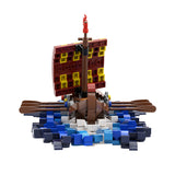 GOBRICKS MOC A0393  viking surf boat