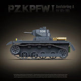Quan Guan 100274 WWII Pz.Kpfw. I Tank