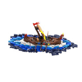 GOBRICKS MOC A0393  viking surf boat