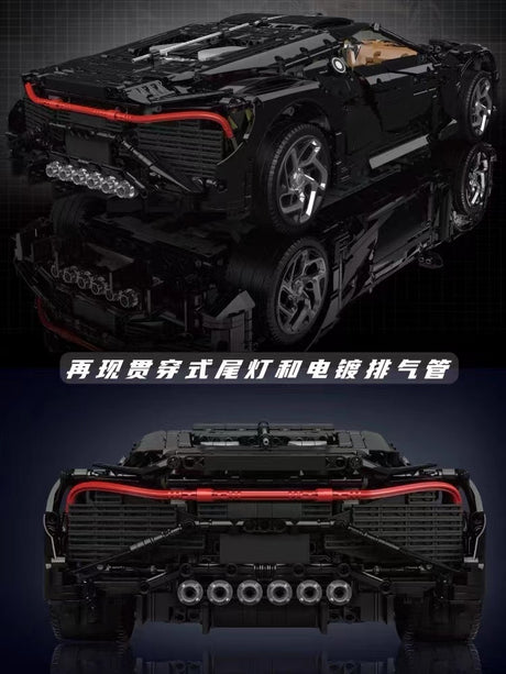 Mould King 13163 Bugatti La Voiture Noire