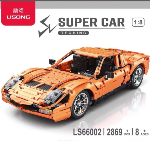 Tech Moc Lambo Terzo Millennio Sports Car Bricks Toys