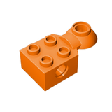 GOBRICKS GDS-1089 Brick Modified 2 x 2 with Pin Hole, Rotation Joint Ball Half