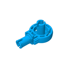 GOBRICKS GDS-1091 Technic Rotation Joint Ball Loop with Two Perpendicular Pins with Friction