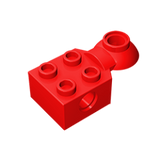 GOBRICKS GDS-1089 Technic, Brick Modified 2 x 2 with Pin Hole, Rotation Joint Ball Half (Horizontal Top) - Your World of Building Blocks