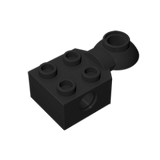 GOBRICKS GDS-1089 Technic, Brick Modified 2 x 2 with Pin Hole, Rotation Joint Ball Half (Horizontal Top) - Your World of Building Blocks