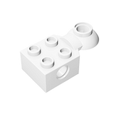 GOBRICKS GDS-1089 Technic, Brick Modified 2 x 2 with Pin Hole, Rotation Joint Ball Half (Horizontal Top) - Your World of Building Blocks