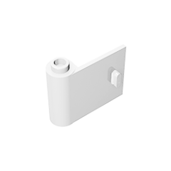 GOBRICKS GDS-1140 Door 1 x 3 x 2 Left - Open Between Top and Bottom Hinge