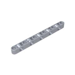 GOBRICKS GDS-1594 Liftarm Modified Perpendicular Holes Thick 1 x 11