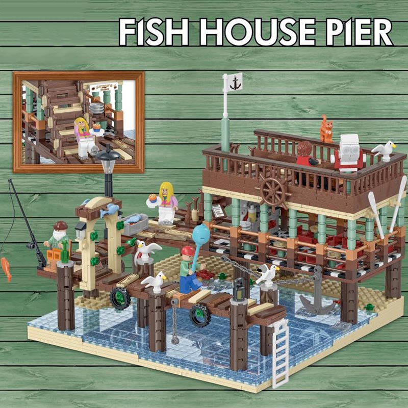 URGE 30101 Fish House Pier - Your World of Building Blocks