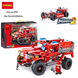 DECOOL 3375 2 In 1 Firman Rescue Vehicle - Your World of Building Blocks