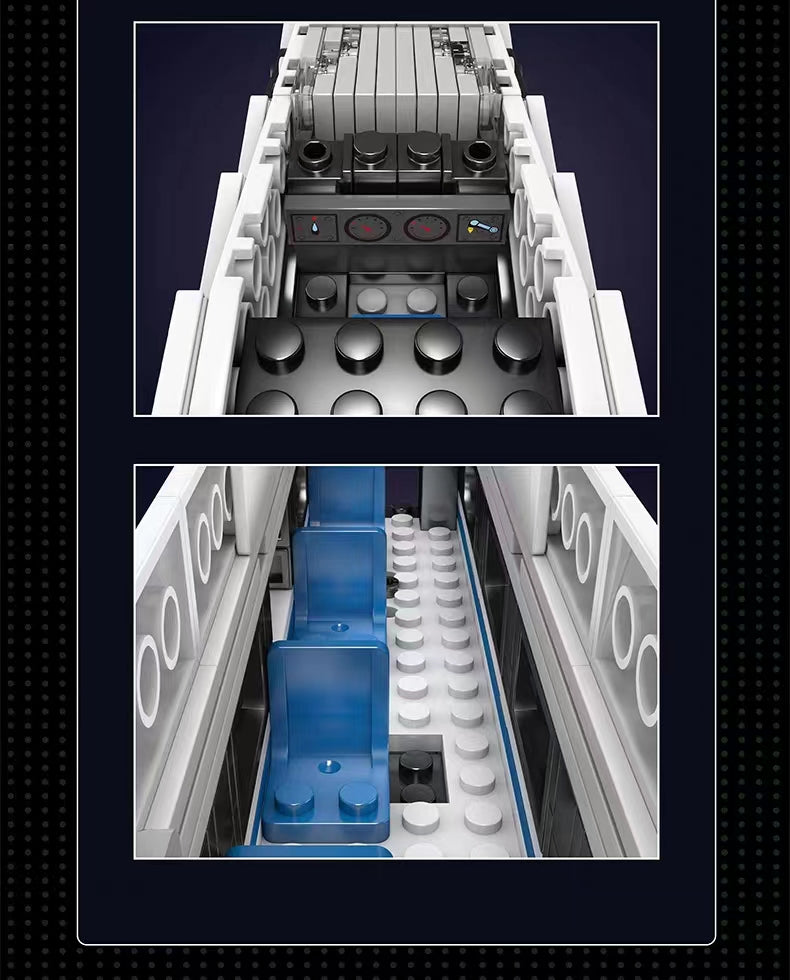 Mould King 12021 RC World Railway CRH380A High-speed Train