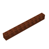 GOBRICKS GDS-628  Brick 1 x 10 with Holes