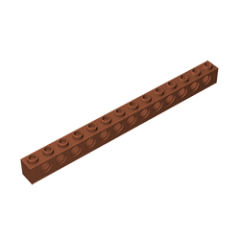 GOBRICKS GDS-629  Brick 1 x 14 with Holes