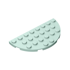 GOBRICKS GDS-706  Round Half 4 x 8