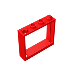 GOBRICKS GDS-780 Window 1 x 4 x 3 - No Shutter Tabs