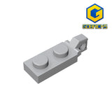 GOBRICKS GDS-820 Hinge Plate 1 x 2 Locking with 1 Finger On End