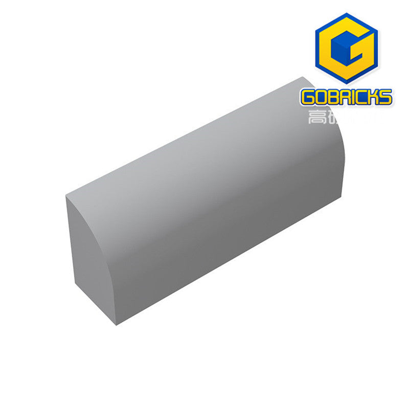 GOBRICKS GDS-863 Curved 1 x 4 x 1 1/3