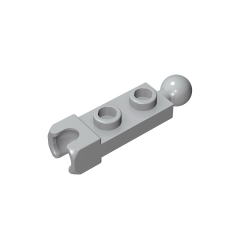 GOBRICKS GDS-904 Plate, Modified 1 x 2 with Tow Ball and Small Tow Ball Socket on Ends