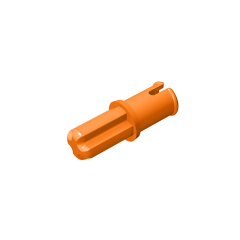 GOBRICKS GDS-914 Axle Pin without Friction Ridges Lengthwise - Your World of Building Blocks