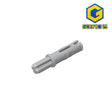 GOBRICKS GDS-929 Axle Pin 3L with Friction Ridges Lengthwise and 1L Axle - Your World of Building Blocks