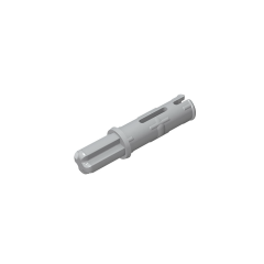 GOBRICKS GDS-929 Axle Pin 3L with Friction Ridges Lengthwise and 1L Axle - Your World of Building Blocks