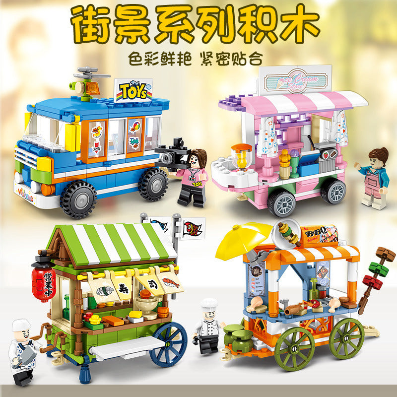 Sembo 601101-601104 Street food truck - Your World of Building Blocks