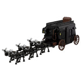 MOC 95438 Medieval Wagon Cart Ghost Carriage Skeletons