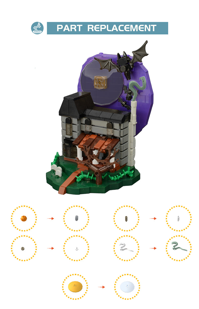 MOC 89533 Halloween: Haunted House