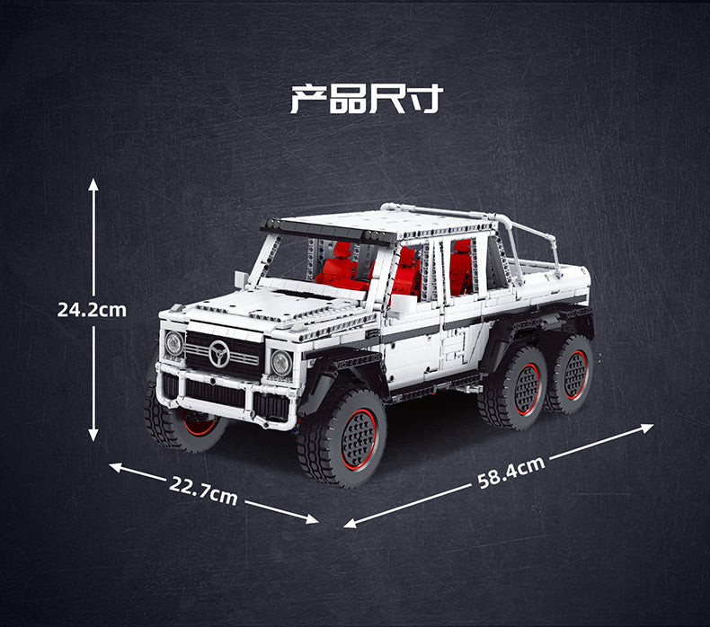 Mould King 13061 RC Mercedes Benz G700 6x6