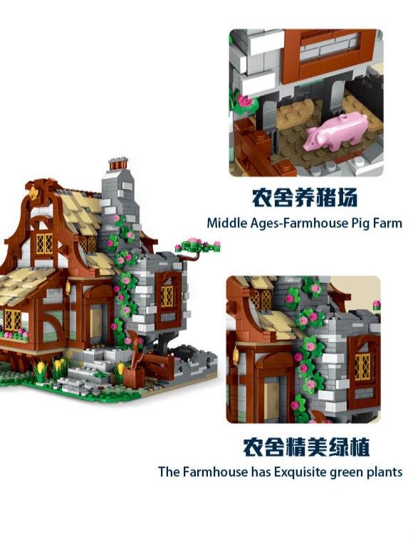 Mork 033004 Medieval Series Farmhouse