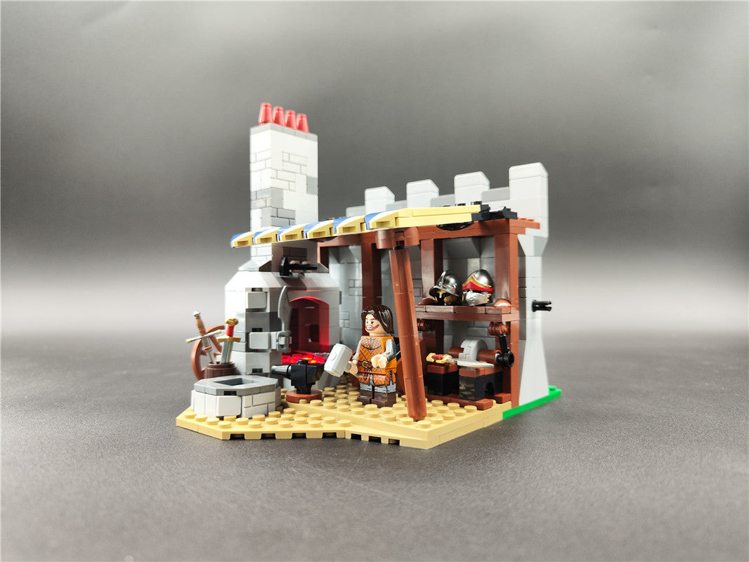 YOURBRICKS 40001 Medival Modular Blacksmith MOC 83224