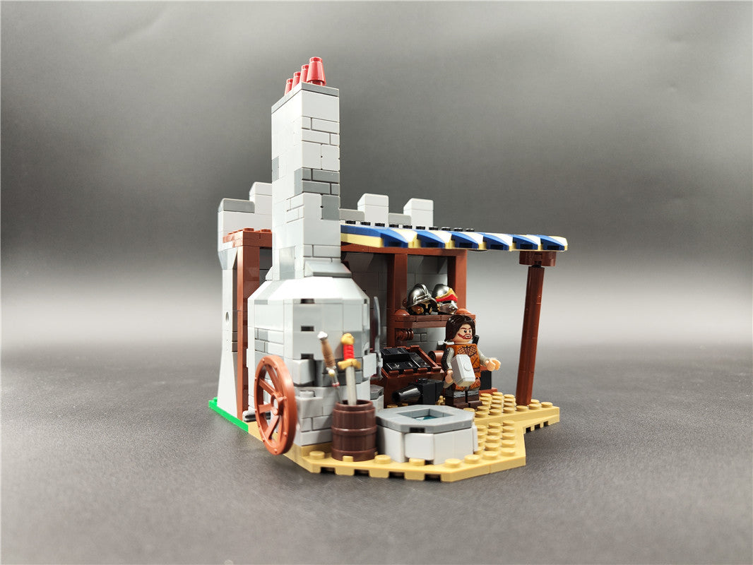 YOURBRICKS 40001 Medival Modular Blacksmith MOC 83224