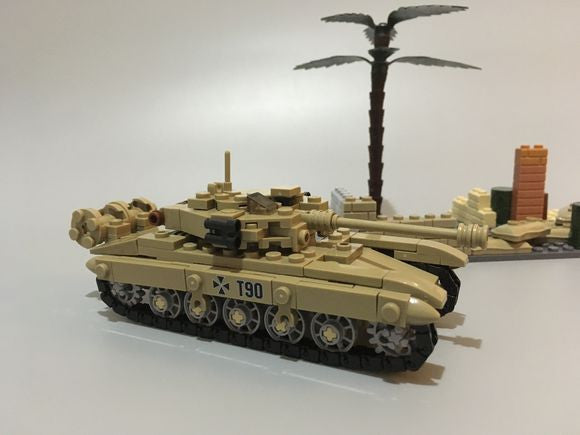 KAZI The Mammoth Tank ( combined by 4 Famous Blood and Iron Tanks) - Your World of Building Blocks