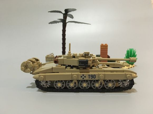 KAZI The Mammoth Tank ( combined by 4 Famous Blood and Iron Tanks) - Your World of Building Blocks