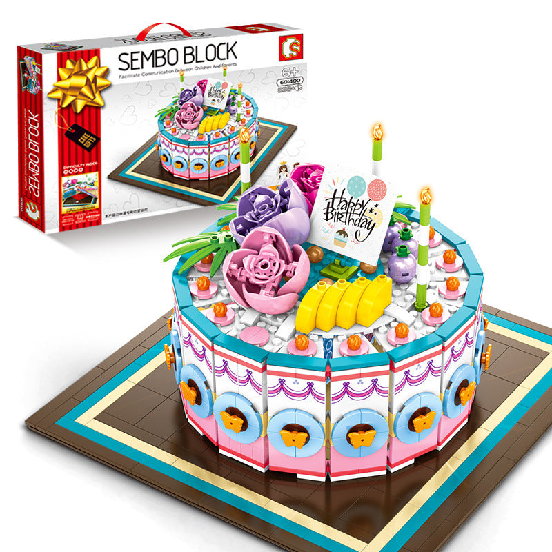 SEMBO 601400 Birthday Cake - Your World of Building Blocks