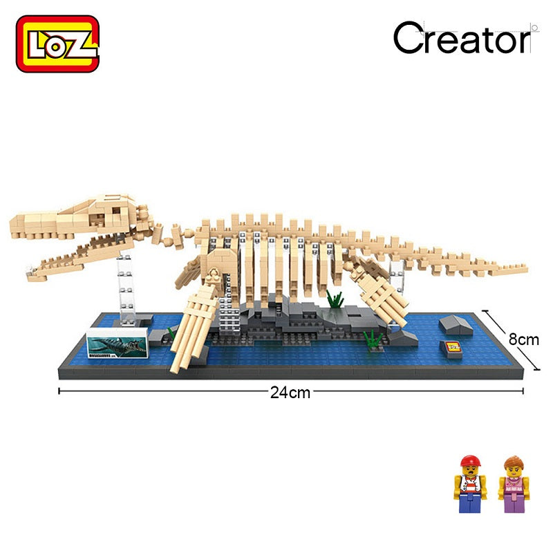 LOZ 9024 Mosasaurus Fossil - Your World of Building Blocks