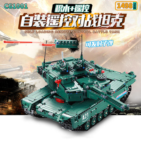 CADA C61001 M1A2 RC Tank 2 Models in 1 - Your World of Building Blocks