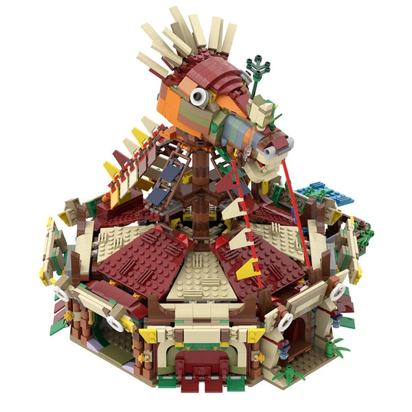 The Legend of Zelda: Breath of the Wild House and Scenes in LEGO 